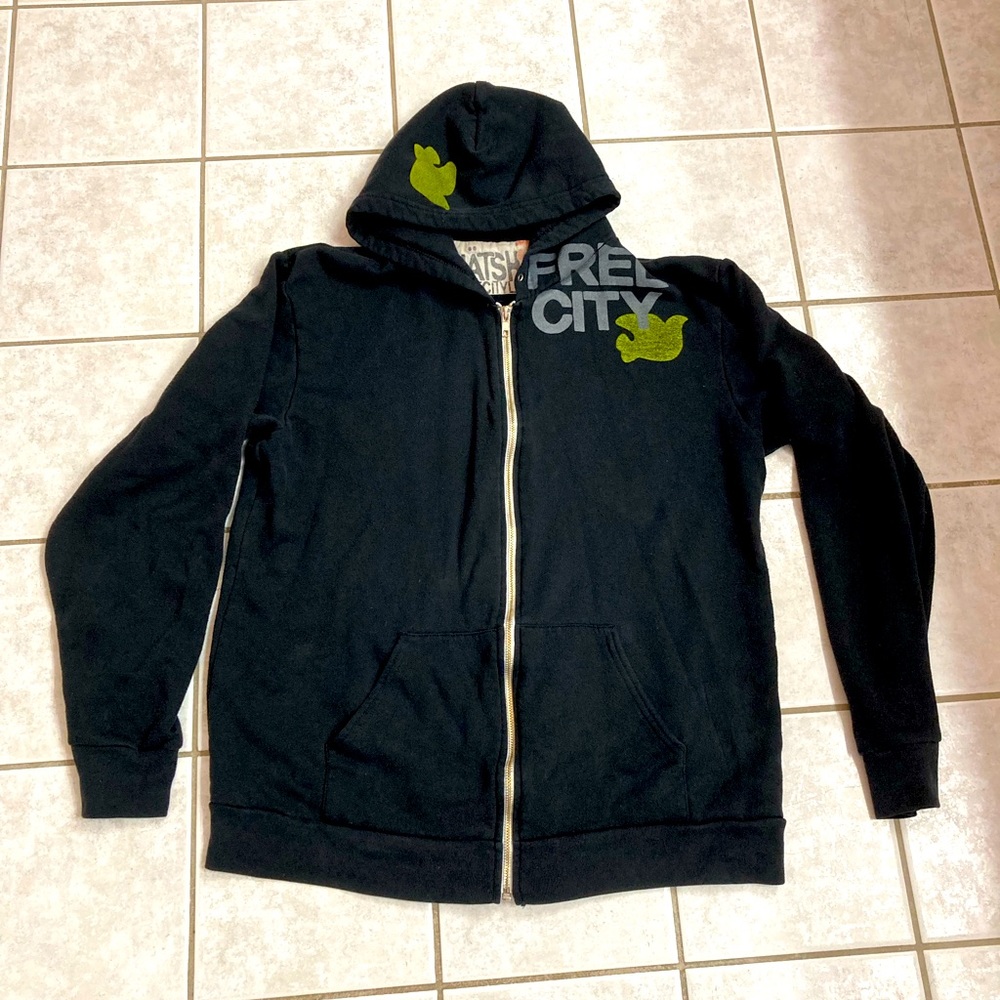 FREECITY ZIP HOODIE! EUC